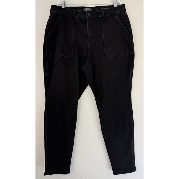 Judy Blue Denim - Judy Blue Jogger Jeans Women's 18W Black Stretch Denim (missing drawstring)